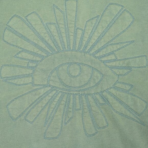 House of Errors Army Green House Of Errors Eye Embroidered Hoodie - Picture 4 of 9